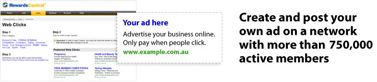 Create and post your own ad on a website with more than 750,000 active members Create and post your own ad on a network with more than 500,000 active members